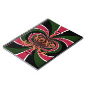 Kenyan Travel Gift - Hugs & Kisses Design Notizblock (Linke Seite)