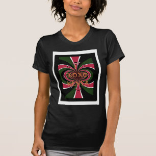 Kenyan Travel Gift - Hugs & Kisses Design T-Shirt