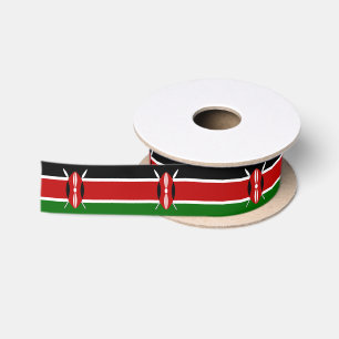 Kenyanflaggenband Satinband