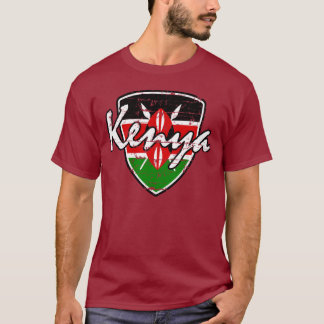 Kenyanschildentwurf T-Shirt