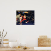 Kenyon Cox nach Titians Kaninchenmadonna Poster (Küche)