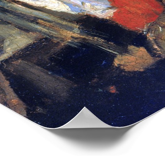 Kenyon Cox nach Titians Kaninchenmadonna Poster (Ecke)