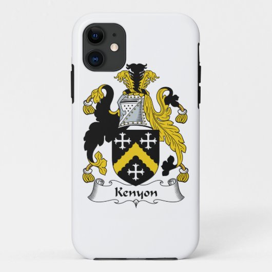 Kenyon Familienwappen Case-Mate iPhone Hülle (Rückseite)