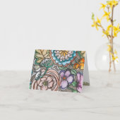 Kenzie Note Card Karte (Gelbe Blume)