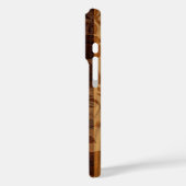 Keokea Beach Imitate Holzsurfboard in Koa Case-Mate iPhone Hülle (Rückseite / Links)