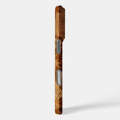 Keokea Beach Imitate Holzsurfboard in Koa Case-Mate iPhone Hülle (Rückseite / Rechts)