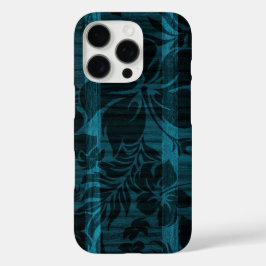 Keokea Beach Imitats Holzbrett im Aquamarinen iPhone 16 Pro Hülle