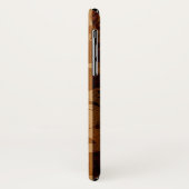 Keokea Strand-Hibiskus-Imitat-Holz-Surfbrett Case-Mate iPhone Hülle (Hinten/Links)