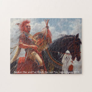 Keokuk, Beutel und Fox-Ureinwohner-Leiter Puzzle