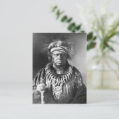 Keokuk ~ Sauk Chief 1847 Postkarte (Stehend Vorderseite)