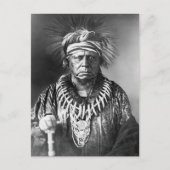 Keokuk ~ Sauk Chief 1847 Postkarte (Vorderseite)