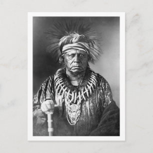 Keokuk ~ Sauk Chief 1847 Postkarte