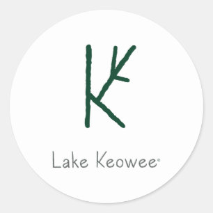 Keowee Runder Aufkleber