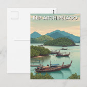 Kep-Archipel Kambodscha Postkarte (Vorne/Hinten)