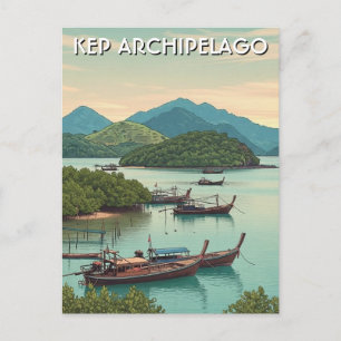 Kep-Archipel Kambodscha Postkarte