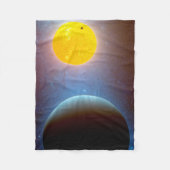 Kepler-10 Star System. Fleecedecke (Vorderseite)