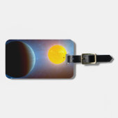 Kepler-10 Star System. Gepäckanhänger (Vorderseite horizontal)