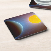 Kepler-10 Star System. Getränkeuntersetzer (Linke Seite)