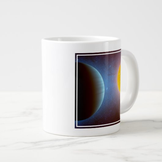 Kepler-10 Star System. Jumbo-Tasse (Vorderseite Rechts)