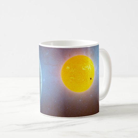 Kepler-10 Star System. Kaffeetasse (VorderseiteRechts)