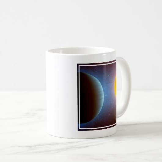 Kepler-10 Star System. Kaffeetasse (VorderseiteRechts)