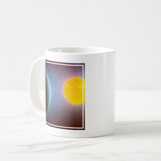 Kepler-10 Star System. Kaffeetasse (Vorderseite Links)