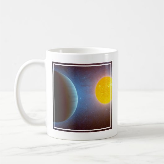 Kepler-10 Star System. Kaffeetasse (Links)