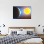 Kepler-10 Star System. Leinwanddruck (Insitu (Schlafzimmer))