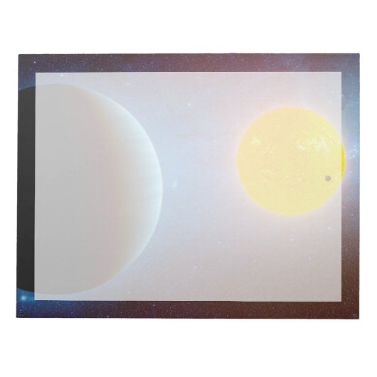 Kepler-10 Star System. Notizblock (Vorderseite)