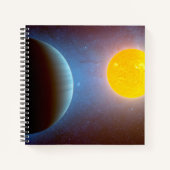 Kepler-10 Star System. Notizblock (Vorderseite)