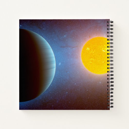 Kepler-10 Star System. Notizblock (Rückseite)