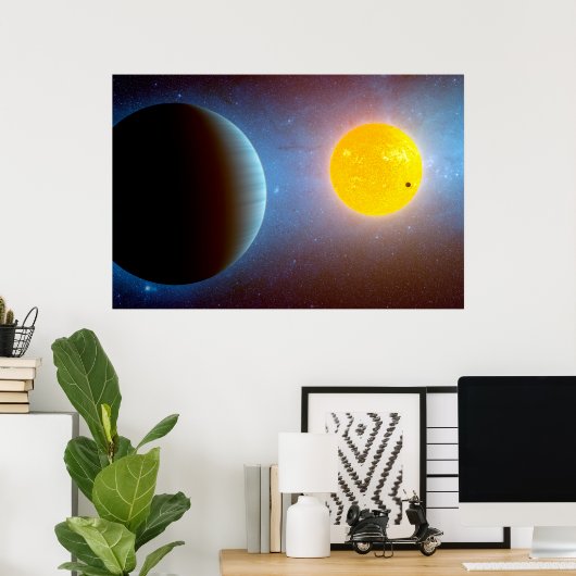 Kepler-10 Star System. Poster (Heimbüro)