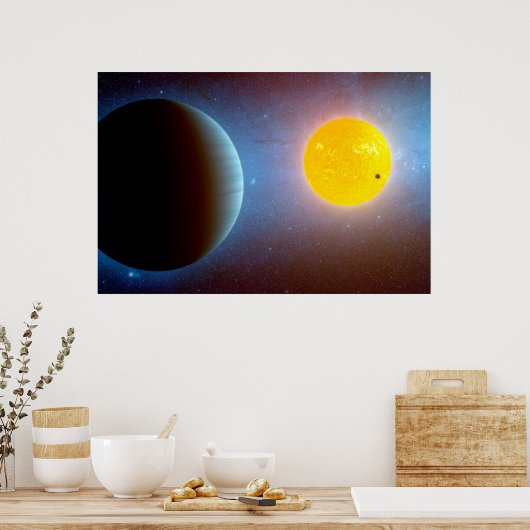 Kepler-10 Star System. Poster (Küche)