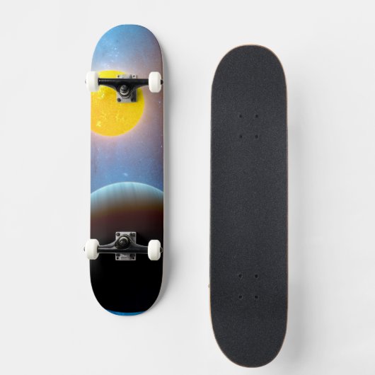Kepler-10 Star System. Skateboard (Vorderseite)