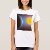 Kepler-10 Star System. T-Shirt (Vorderseite)