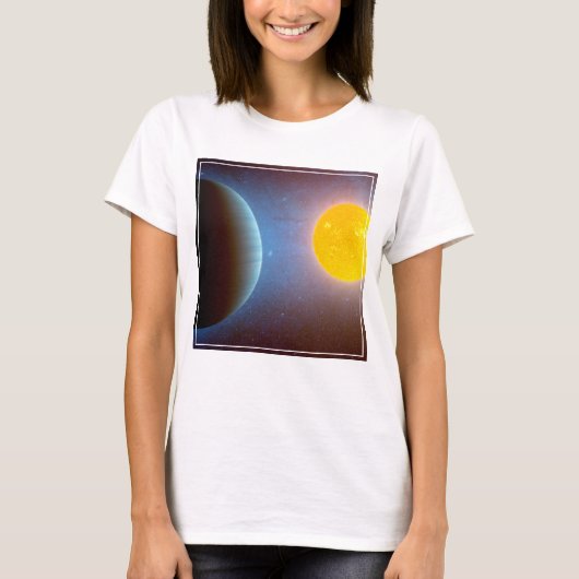 Kepler-10 Star System. T-Shirt (Vorderseite)