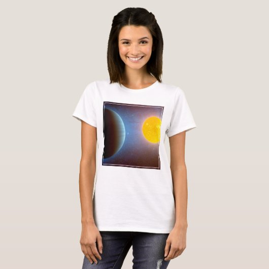 Kepler-10 Star System. T-Shirt (Vorne ganz)
