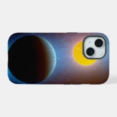 Kepler-10-Sternsystem. iPhone 15 Hülle (Rückseite (Horizontal))