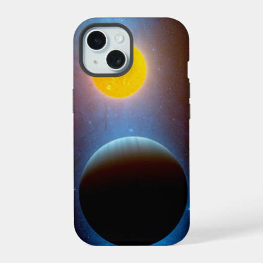 Kepler-10-Sternsystem. iPhone 15 Hülle (Rückseite)