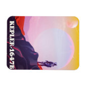 Kepler - 1647B Reiseplakat Magnet (Horizontal)