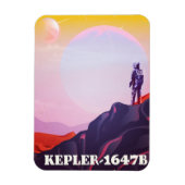 Kepler - 1647B Reiseplakat Magnet (Vertikal)