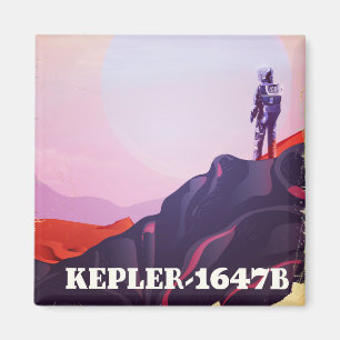 Kepler - 1647B Reiseplakat Magnet