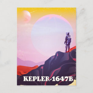 Kepler - 1647B Reiseplakat Postkarte