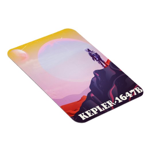 Kepler - 1647B Reiseposter Magnet (Rechte Seite)