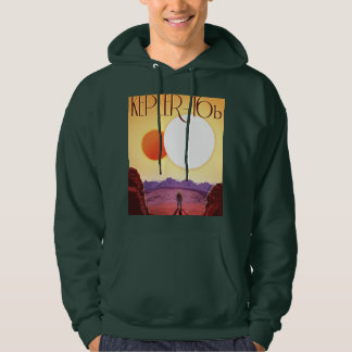 Kepler-16b: Doppelter Sonnenuntergang Weltraum-Kun Hoodie