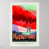 Kepler 16b, Travel Poster (Vorne)