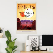 Kepler-16b - Weltraumtourismus Poster (Heimbüro)