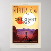 Kepler-16b - Weltraumtourismus Poster (Vorne)