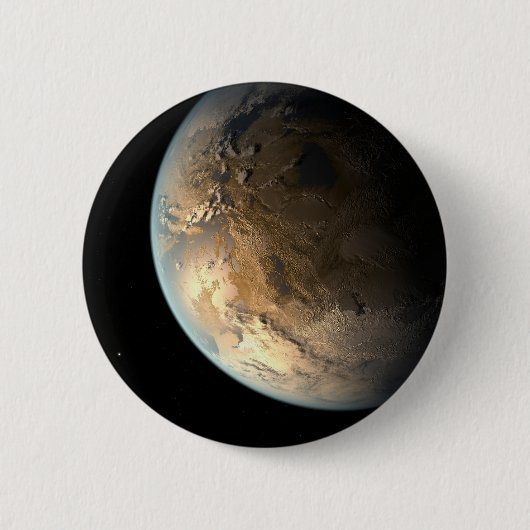 Kepler-186f Orbit eines fernen Sterns. Button (Vorderseite)