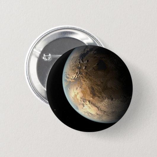 Kepler-186f Orbit eines fernen Sterns. Button (Vorne & Hinten)